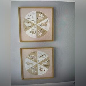 Pottery Barn Kids Astrological Signs Art Prints (2)